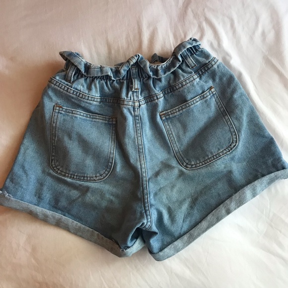 Princess Polly Open Road Denim Paperbag Shorts - Picture 3 of 3